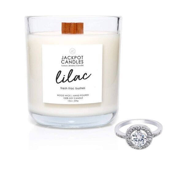 NWT Jackpot Candles Candle with Ring Inside (Ring Valued at $5 - $5,000) - Picture 1 of 9